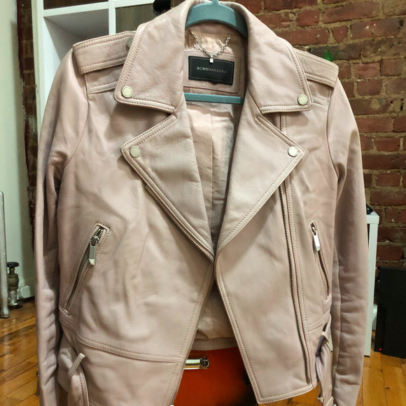 BCBG MAX AZRIA Leather Moto Jacket - Picture 5 of 12